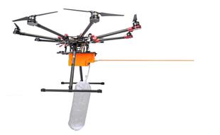 Opis: DR1000 Drone Side View